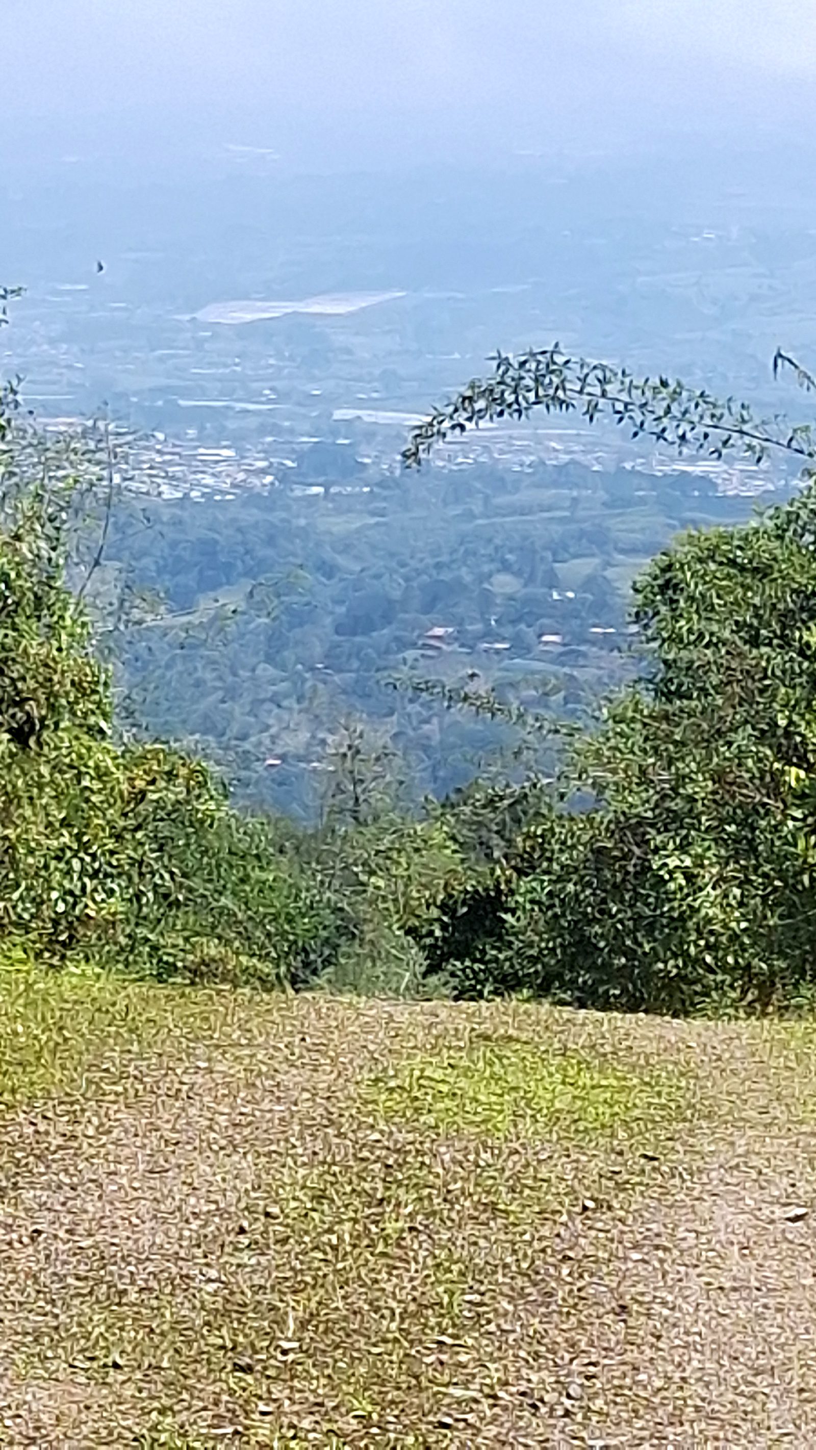 The view back over the valley from the climb